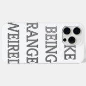 Ich mag seltsam seltsam komisch .png Case-Mate iPhone hülle (Rückseite (Horizontal))