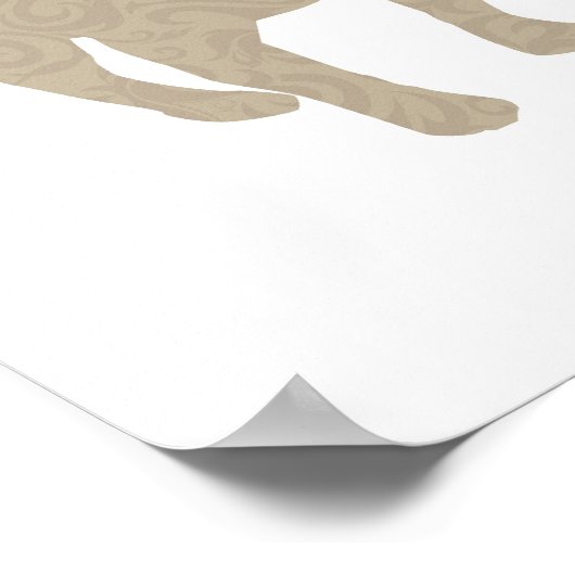 Ich mag sie chubby, faltig und kurz. Mops Poster (Ecke)