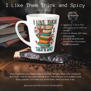 Ich mag sie dick und scharf Latte Tasse
