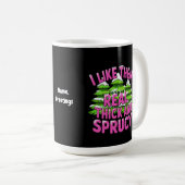 Ich mag sie echt dick und zitterndes Weihnachtsfes Kaffeetasse (VorderseiteRechts)