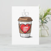 Ich mag Sie eine benutzerdefinierte Karte (Stehend Vorderseite)