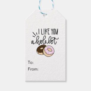 Ich mag Sie eine Hole Lot - Donut Valentine Gesche Geschenkanhänger
