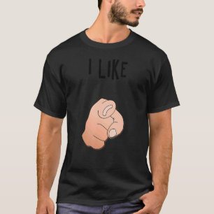 Ich mag Sie Hand Irony & Satire für Nerd Point@u T-Shirt
