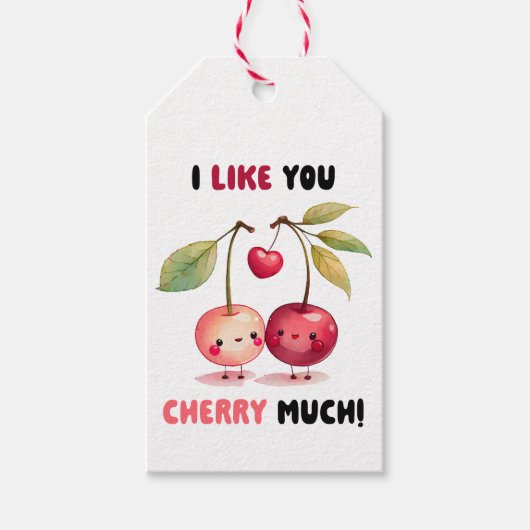 Ich mag Sie Kirry viel Klassenzimmer Foto Valentin Geschenkanhänger (Vorderseite)