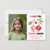 Ich mag Sie Kirry viel Klassenzimmer Foto Valentin Mitteilungskarte (Vorderseite)