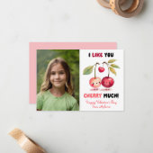 Ich mag Sie Kirry viel Klassenzimmer Foto Valentin Mitteilungskarte (Vorderseite/Rückseite Beispiel)