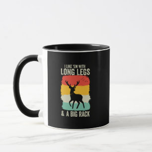 Ich mag sie mit langen Beinen und einem großen Ges Tasse