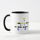 ICH MAG SIE Morsealphabet-Tasse Tasse (Links)