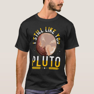 Ich mag Sie noch Pluto Retro Style Space Science 1 T-Shirt