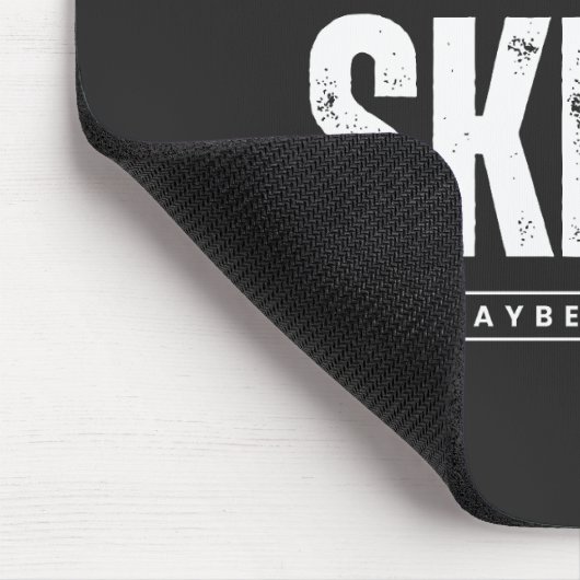 Ich mag Ski und drei Personen Mousepad (Ecke)