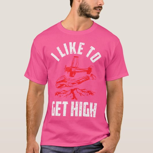Ich mag Skydivski-Fans begeistern T-Shirt (Vorderseite)