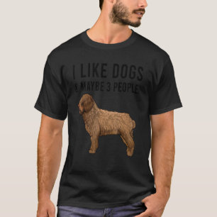 Ich mag spanische Wasserhunde und vielleicht 3 Leu T-Shirt