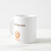 Ich mag Speck Kaffeetasse (Vorderseite Links)