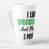 ICH MAG SPREADSHEET UND KANN 3 PERSONEN SEIN MILCHTASSE (Linke Ecke)