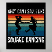 Ich mag Square Dance Square Dance Poster (Vorne)