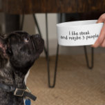 Ich mag Steak Funny Spaß Pet Napf<br><div class="desc">Dieses Design entstand aus meiner einzigartigen Acrylmalerei. Sie kann personalisiert werden, indem Sie auf die Schaltfläche Anpassen klicken und den Namen, die Initialen oder die Wörter ändern. Sie können auch die Textfarbe und den Textstil ändern oder den Text für nur ein Bild löschen. Kontaktieren Sie mich unter colorflowcreations@gmail.com , wenn...</div>