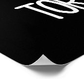 Ich mag Tortie Cats einfach gut? Tortoiseshell Poster (Ecke)