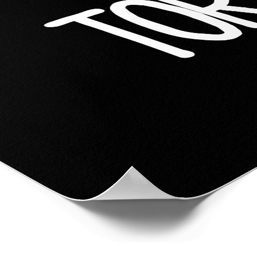 Ich mag Tortie Cats einfach gut? Tortoiseshell Poster (Ecke)