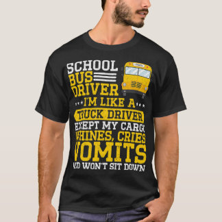 Ich mag Truckfahrer Funny School Busfahrer T-Shirt