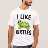 ICH MAG TURTLES T - Shirt (Vorderseite)