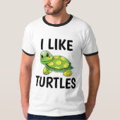 ICH MAG TURTLES T - Shirt (Vorderseite)