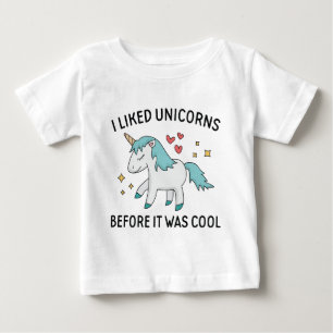 Ich mag Unikorne Baby T-shirt