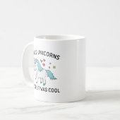 Ich mag Unikorne Kaffeetasse (Vorderseite Links)