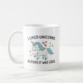 Ich mag Unikorne Kaffeetasse (Links)
