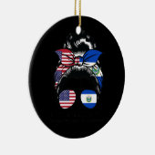 Ich mag USA leben, aber begann EL Salvador Amerika Keramik Ornament (Rechts)