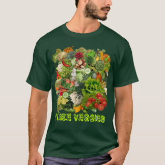 Ich mag Veggies 🥦 🥕 🍅 🌽 T-Shirt