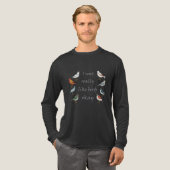 Ich mag Vögel, OK T - Shirt Birdwatcher (Volle Vorderseite)