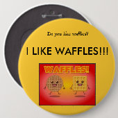 ICH MAG WAFFELN! BUTTON (Vorne & Hinten)