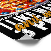 Ich mag Waffeln und kann 3 Personen Poster (Ecke)