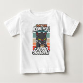 Ich mag weder Morgenmenschen noch Morgenmensch ode Baby T-shirt (Vorderseite)