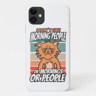 Ich mag weder Morgenmenschen noch Morgenmensch ode Case-Mate iPhone Hülle