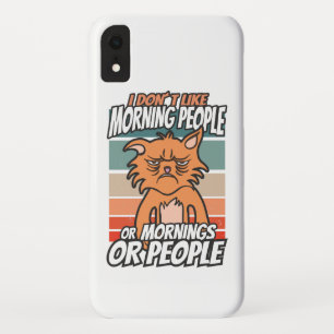 Ich mag weder Morgenmenschen noch Morgenmensch ode Case-Mate iPhone Hülle