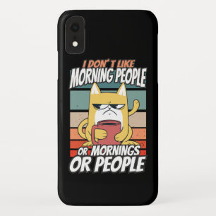 Ich mag weder Morgenmenschen noch Morgenmensch ode Case-Mate iPhone Hülle
