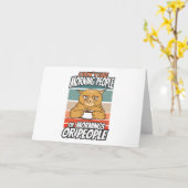 Ich mag weder Morgenmenschen noch Morgenmensch ode Karte (Gelbe Blume)