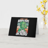 Ich mag weder Morgenmenschen noch Morgenmensch ode Karte (Gelbe Blume)