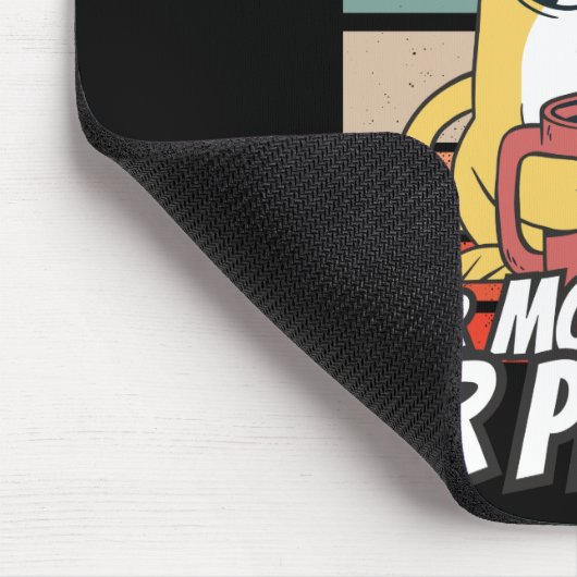 Ich mag weder Morgenmenschen noch Morgenmensch ode Mousepad (Ecke)