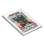 Ich mag weder Morgenmenschen noch Morgenmensch ode Notizblock (Rechte Seite)