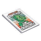 Ich mag weder Morgenmenschen noch Morgenmensch ode Notizblock (Rechte Seite)