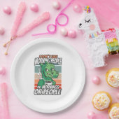 Ich mag weder Morgenmenschen noch Morgenmensch ode Pappteller (Party)