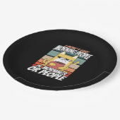 Ich mag weder Morgenmenschen noch Morgenmensch ode Pappteller (Schrägansicht)