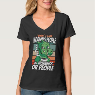 Ich mag weder Morgenmenschen noch Morgenmensch ode T-Shirt