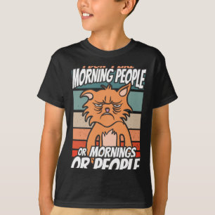 Ich mag weder Morgenmenschen noch Morgenmensch ode T-Shirt