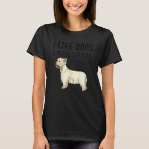 Ich mag West Highland White Terrier Hunde und viel T-Shirt