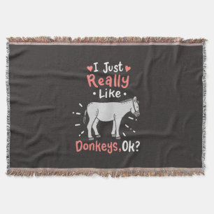 Ich mag wirklich Donkeys Decke