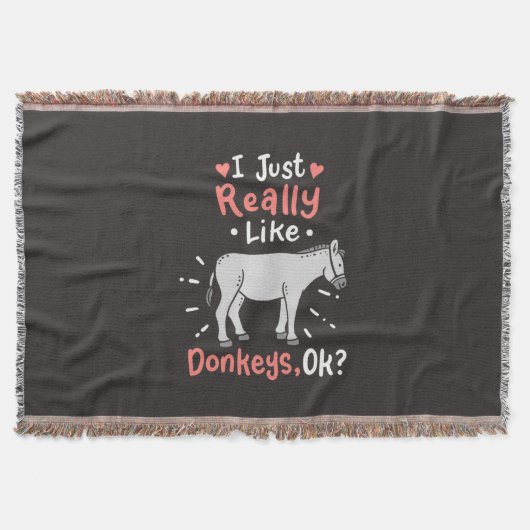 Ich mag wirklich Donkeys Decke (Vorderseite)