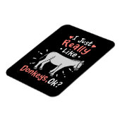 Ich mag wirklich Donkeys Magnet (Linke Seite)